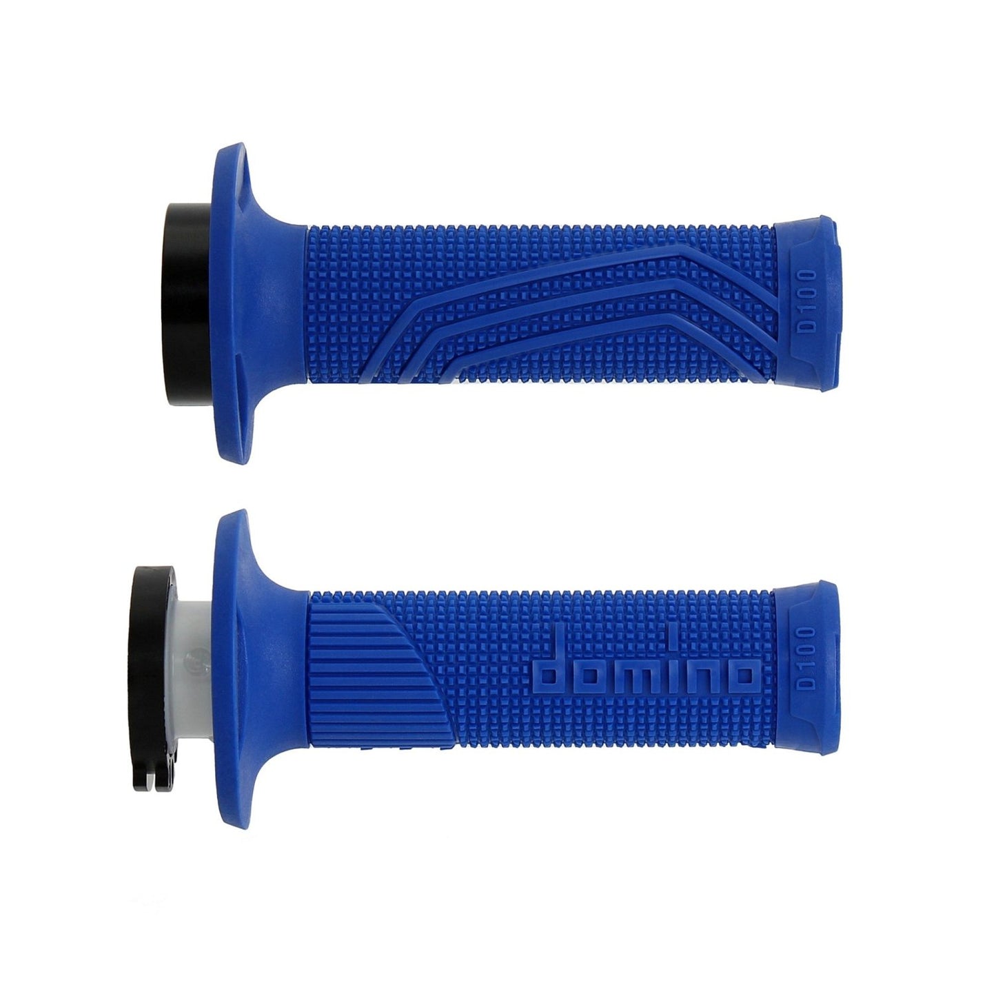 DOMINO GRIPS MX D100 D-LOCK ON 4T BLUE