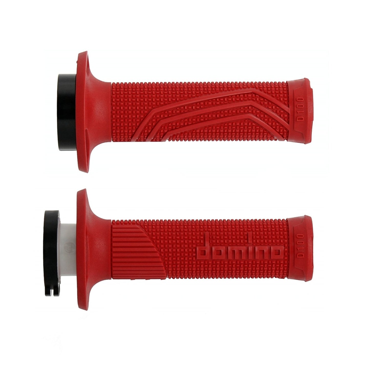 DOMINO GRIPS MX D100 D-LOCK ON 4T RED
