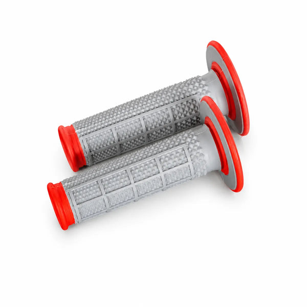 Renthal Dual Series Tapered — Red + throttle tube + Throttle Cam