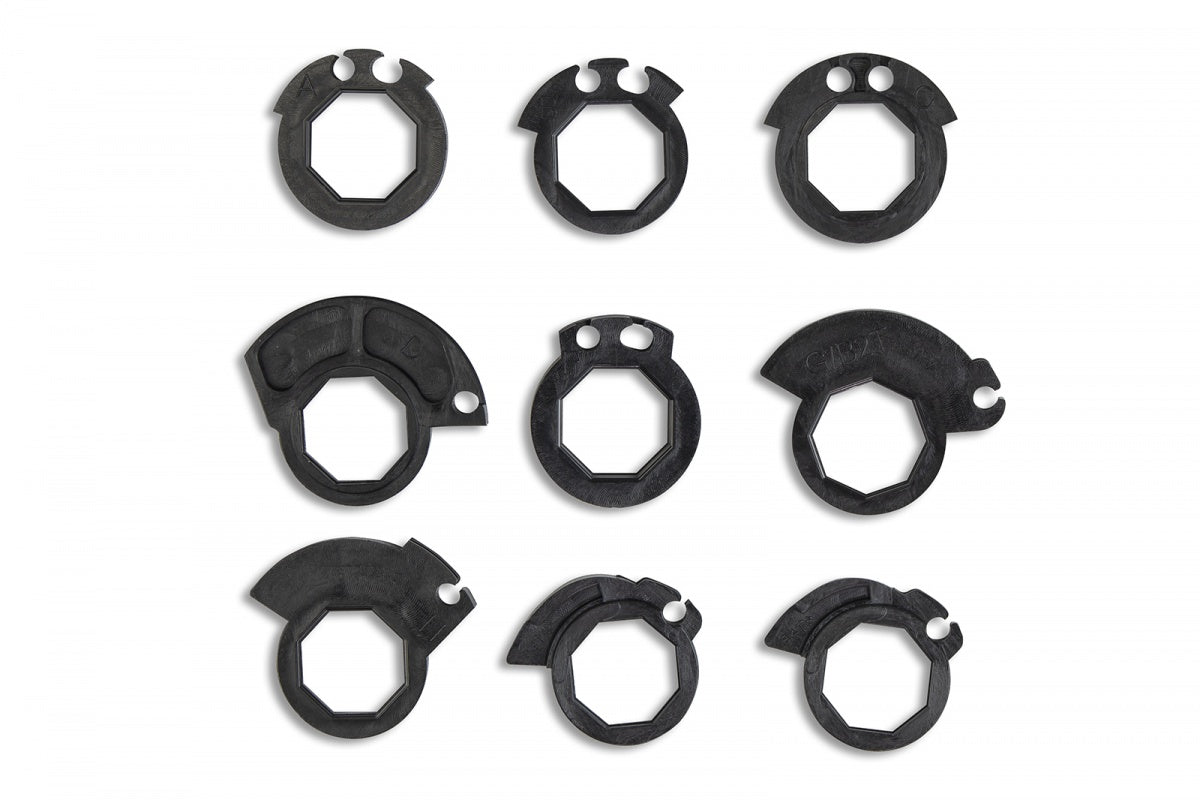 UFO Black Lock-On Motocross Grips | Universal Fit + 8 Cams