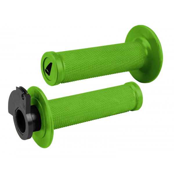 UFO Full Diamond/Ribbed — Green + Throttle Cam