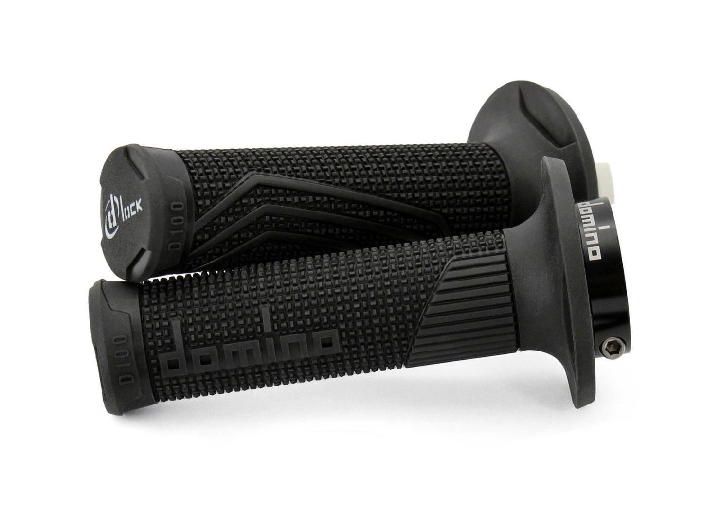 DOMINO GRIPS MX D100 D-LOCK ON 2T BLACK