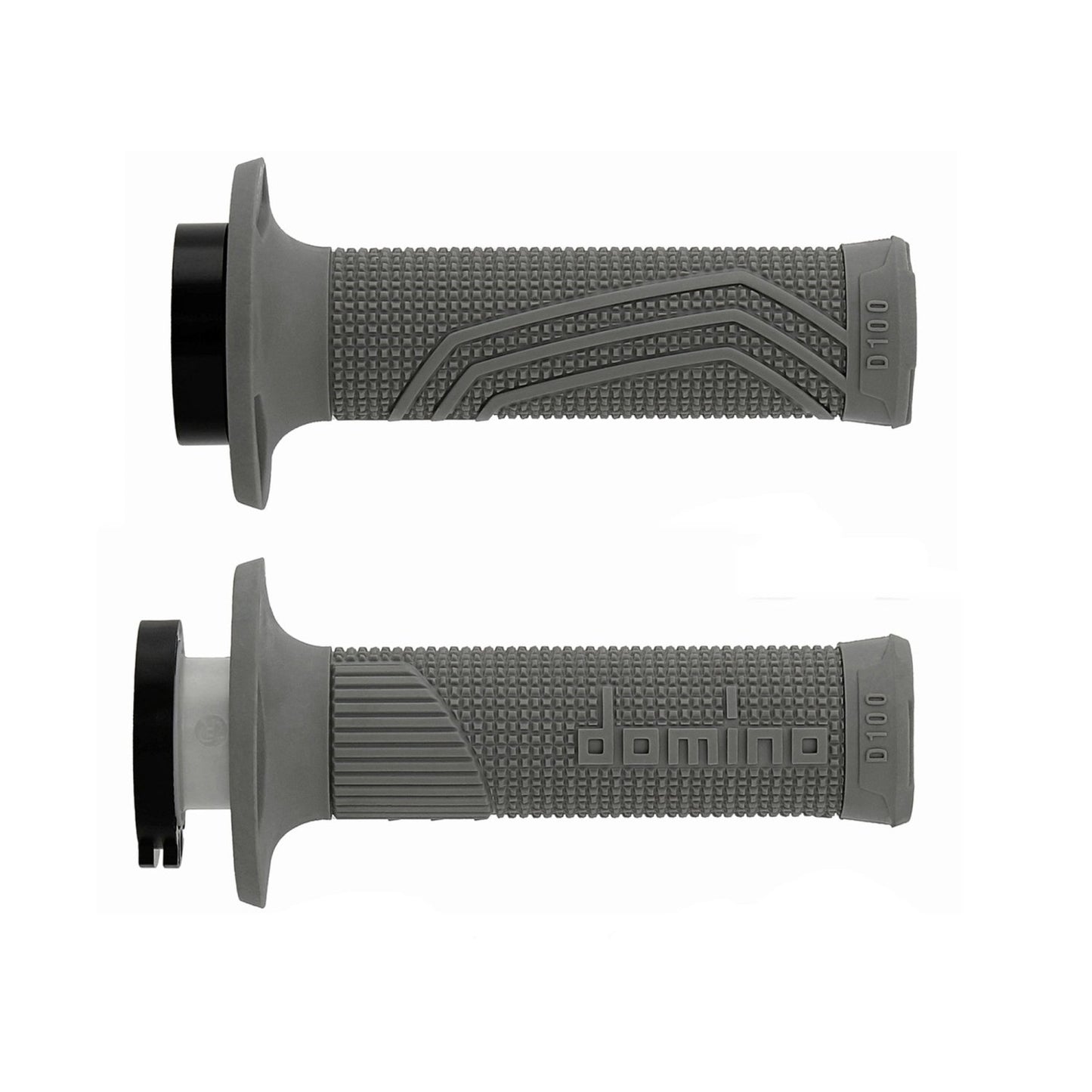 DOMINO GRIPS MX D100 D-LOCK ON 4T GREY