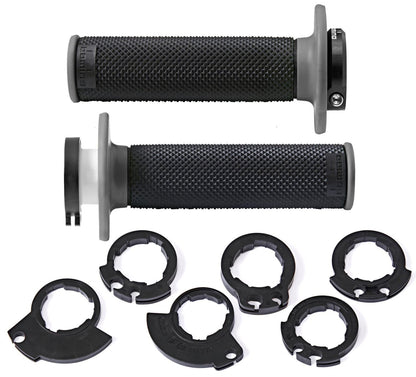 DOMINO GRIPS MX D200 D-LOCK ON BLACK GREY