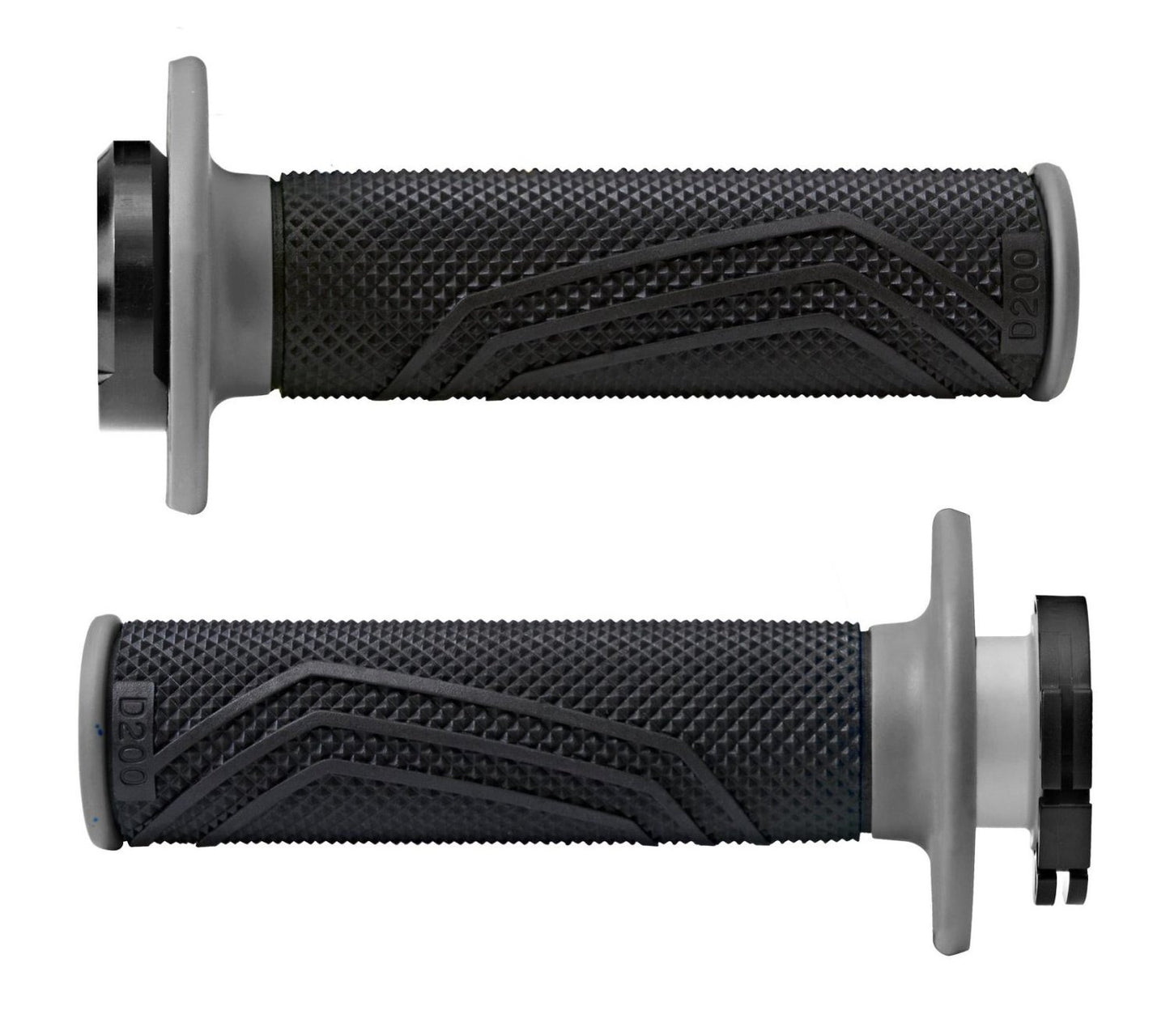 DOMINO GRIPS MX D200 D-LOCK ON BLACK GREY
