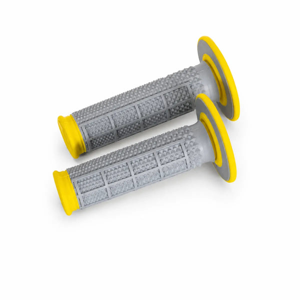 Renthal Dual Series Tapered — Yellow + throttle tube + Throttle Cam