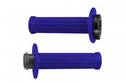 UFO Blue Lock-On Motocross Grips | Universal Fit + 8 Cams
