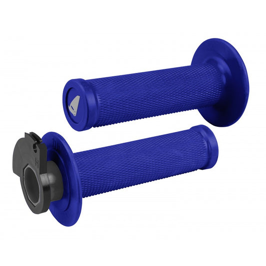 UFO Blue Lock-On Motocross Grips | Universal Fit + 8 Cams